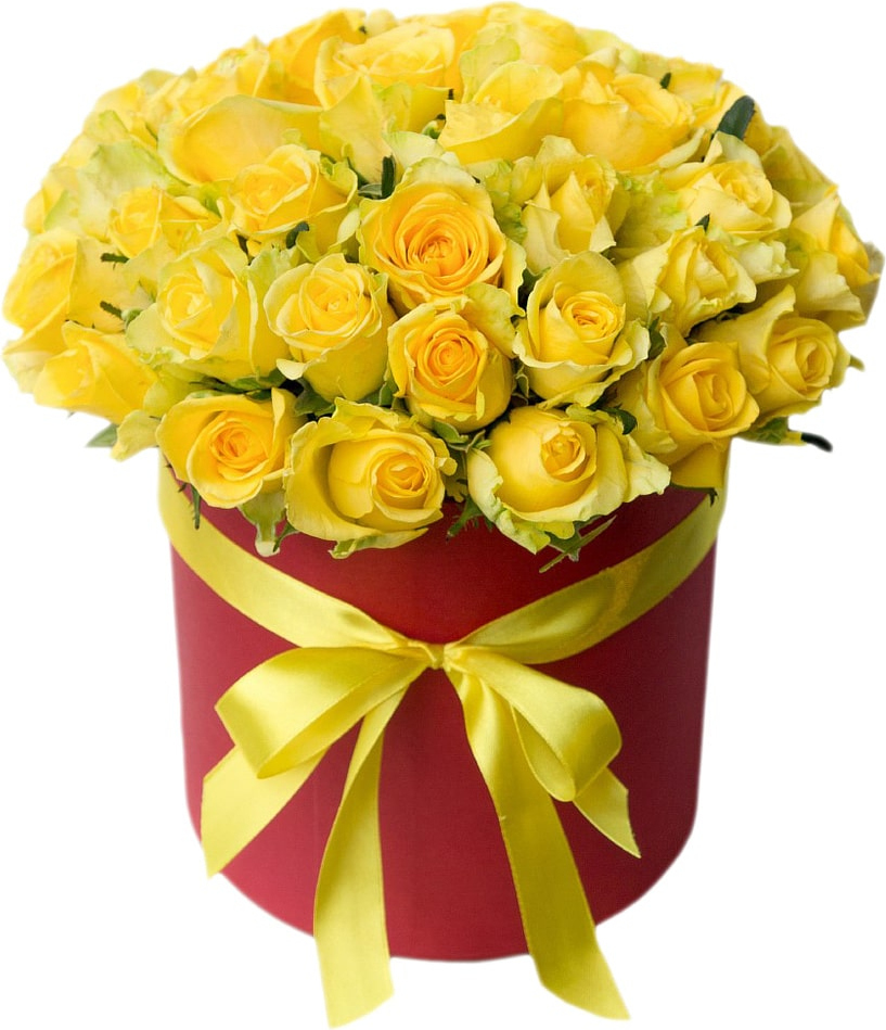 из желтых роз Букет «Солнечный круг»